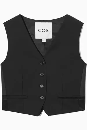 COS Belted Wool Waistcoat