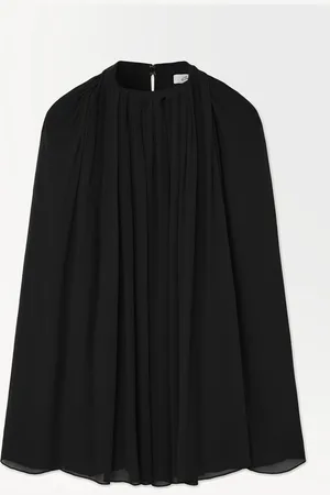 COS The Crinkled Silk-Chiffon Blouse