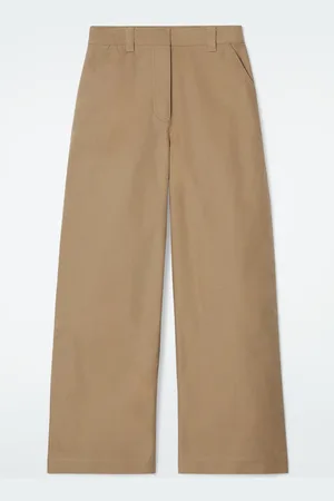 COS Wide-Leg Canvas Utility Trousers in