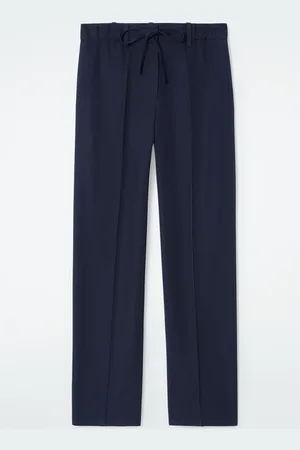 COS Drawstring Straight-Leg Trousers in