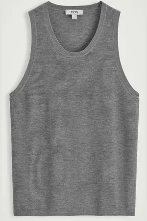 COS Ribbed Merino Wool Tank Top