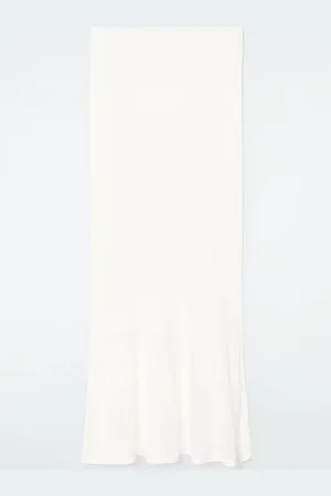 COS Lace-Stitch Ribbed-Knit Midi Skirt