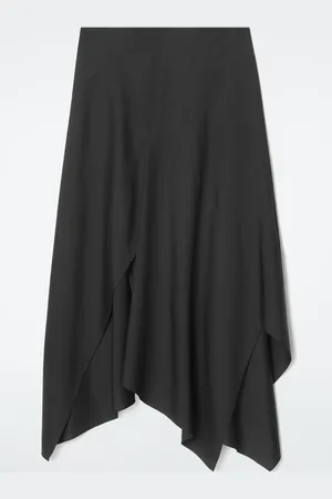 COS The Draped Silk Skirt