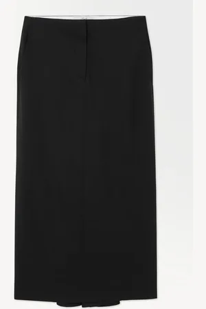 COS The Tailored Wool Twill Skirt