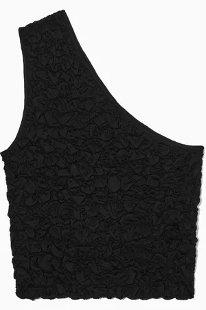 COS Smocked One-Shoulder Tank Top