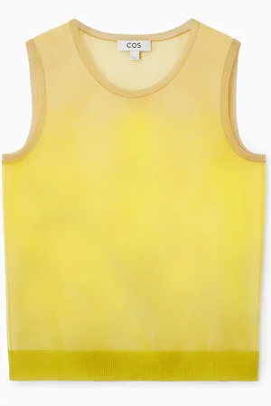 COS Sheer Fine-Knit Tank Top
