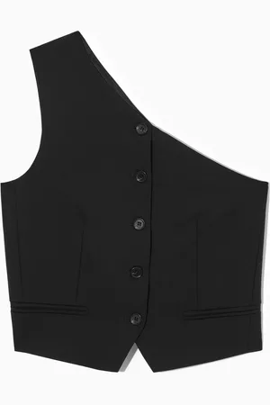 COS Asymmetric Tailored Wool Waistcoat