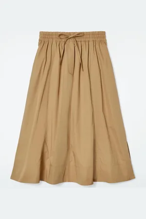 COS Drawstring A-Line Midi Skirt