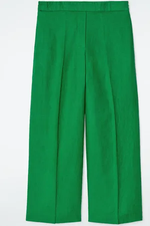 COS Straight-Leg Tailored Linen Trousers in