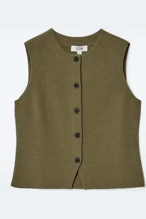 COS Knitted Cotton Waistcoat