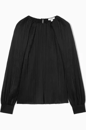 COS Plissé Long-Sleeved Blouse