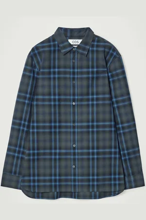 COS Relaxed Checked Cotton Shirt in