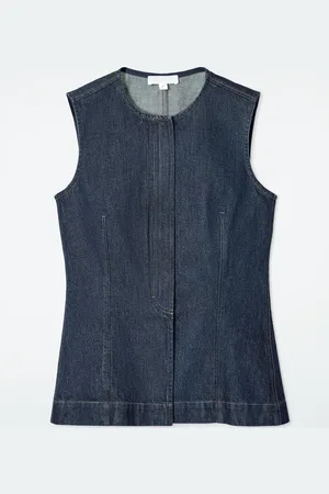 COS Sleeveless Denim Top
