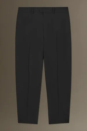 COS Regular Tailored Wool-Hopsack Straight-Leg Trousers