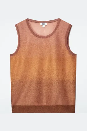 COS Sheer Fine-Knit Tank Top