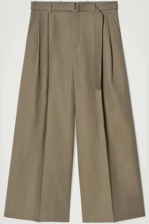 COS Belted Extra Wide-Leg Trousers in