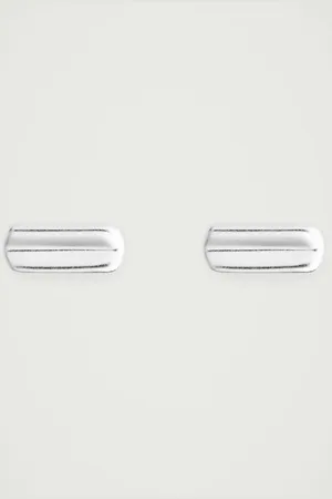 COS Rectangular Stud Earrings