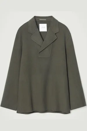 COS The Half-Placket Overshirt in
