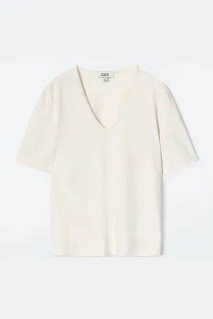 COS V-Neck Cotton T-Shirt