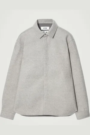 COS Relaxed Wool-Blend Overshirt in