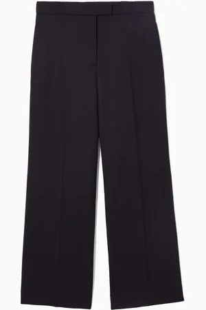 COS Regular Flared Tailored Wool Trousers in