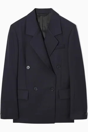 COS Double-Breasted Wool Blazer