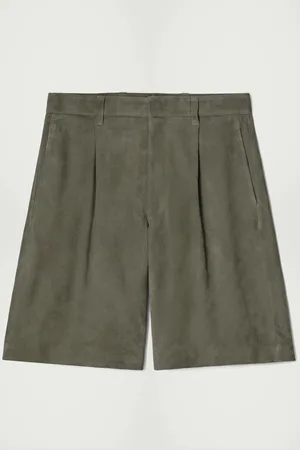 COS Tailored Suede Shorts