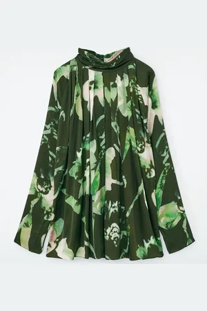 COS Pleated Batwing Blouse in