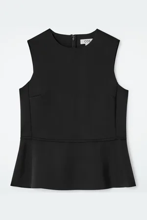 COS Peplum Scuba Tank Top