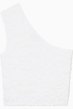 COS Smocked One-Shoulder Tank Top