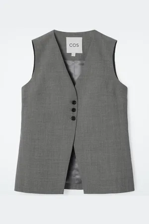 COS Longline Tailored Twill Waistcoat