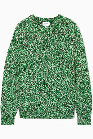 COS Tri-Tone Wool Crew-Neck Jumper