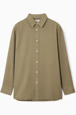 COS Oversized Lightweight Twill Shirt in