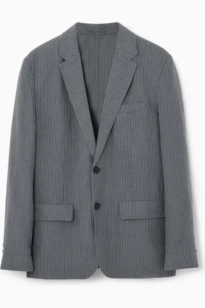 COS Unstructured Linen Blazer in
