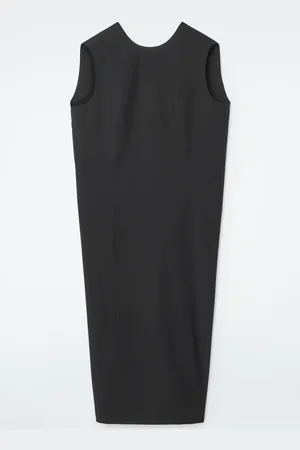 COS The Sleeveless Tailored Wool Dress