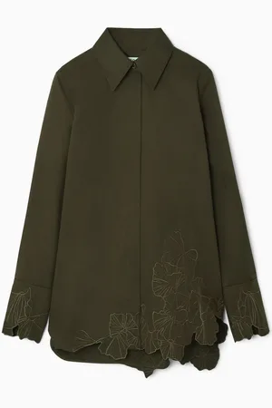 COS Oversized Embroidered Shirt