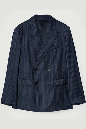 COS Double-Breasted Jacquard Blazer