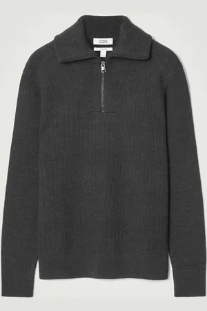 COS Merino Wool Half-Zip Jumper