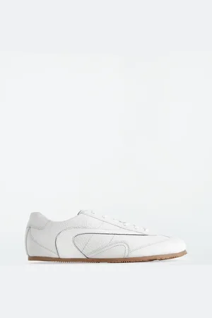 COS Minimal Leather Trainers