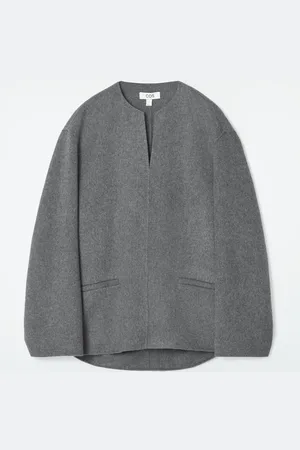 COS Double-Faced Wool Blouse in