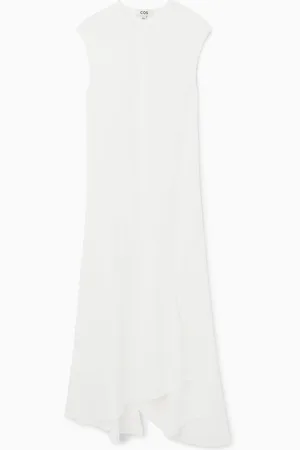 COS Draped Asymmetric Maxi Dress
