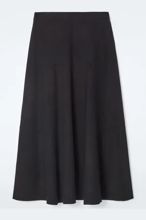 COS Double-Faced Wool Midi Skirt