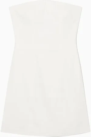 COS Linen-Blend Mini Bustier Dress