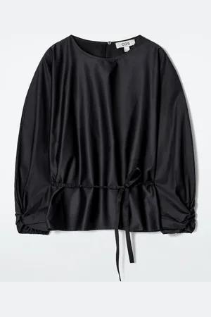 COS Drawstring Peplum Blouse in