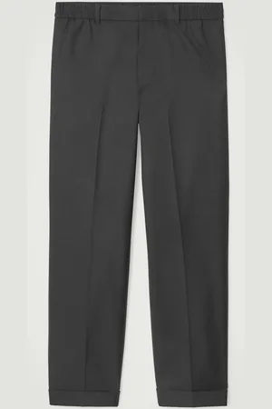 COS Turn-Up Wool-Blend Straight-Leg Trousers