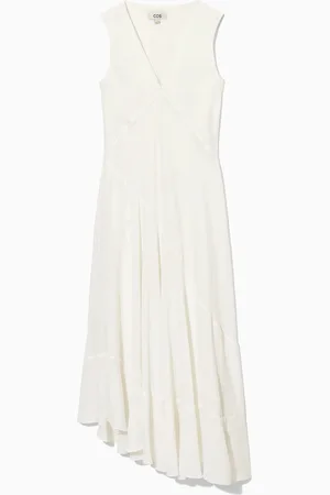 COS Floaty Asymmetric Midi Dress