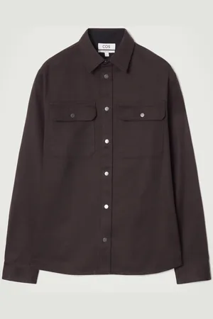 COS Twill Utility Overshirt in