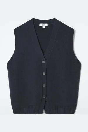 COS Knitted Cashmere-Blend Vest
