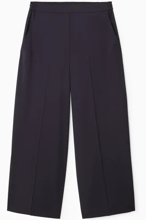 COS Voluminous Wide-Leg Wool Trousers in