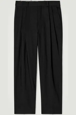 COS Linen-Blend Wide-Leg Trousers